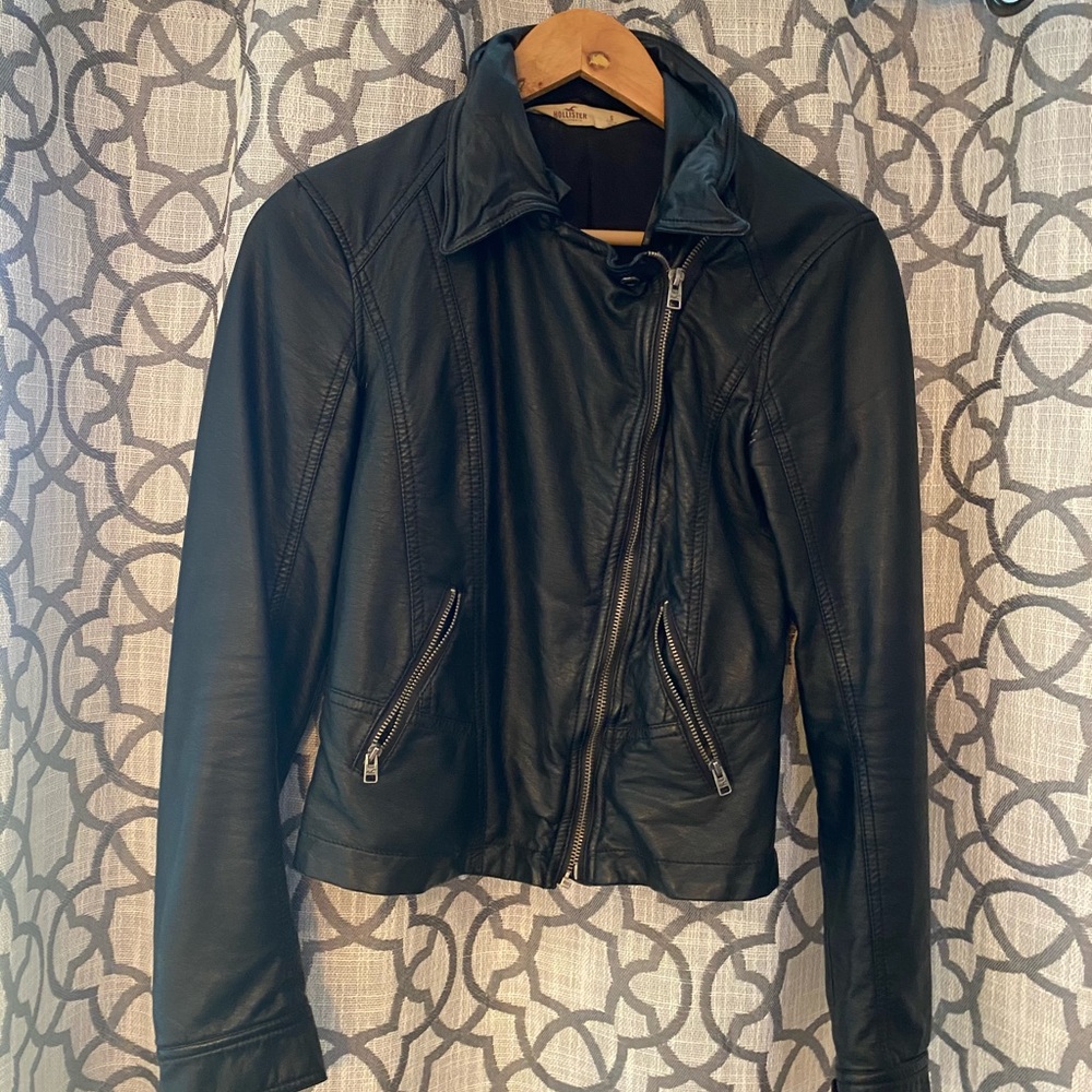 Faux leather jacket
